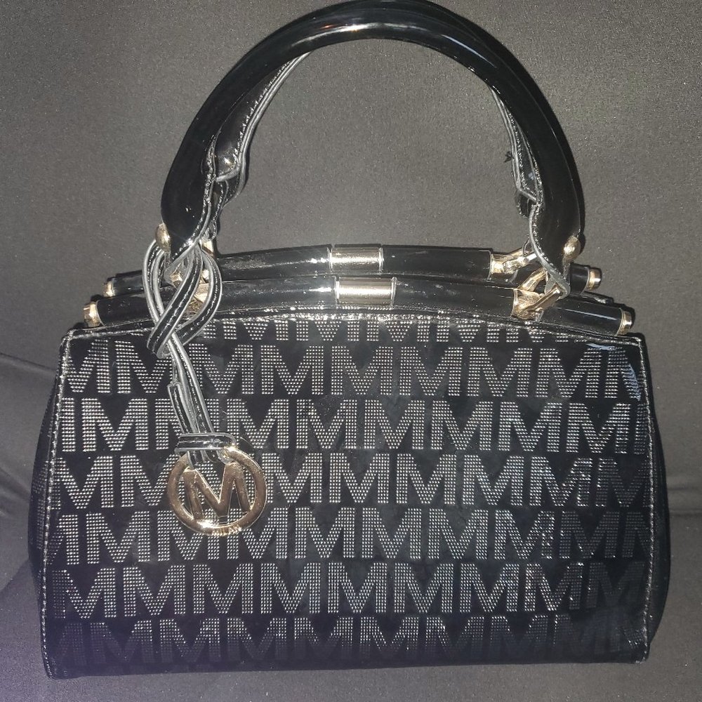 MKF COLLECTION MONOGRAM SATCHEL